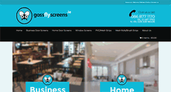 Desktop Screenshot of gossflyscreens.ie